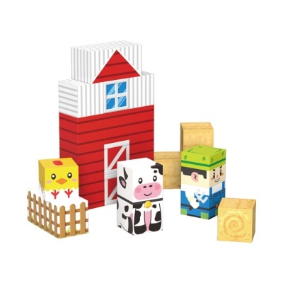 Jogo Magnético A Quinta 54 Cubos G160914