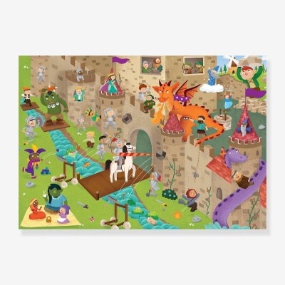 Puzzle Educa 50 Detectives Castelo +4 anos 18895