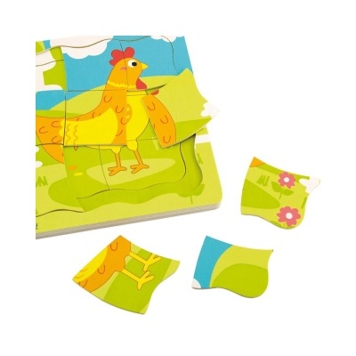 Puzzle em Camadas do Ovo 16353A  +2 anos Andreu Toys