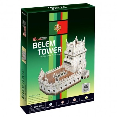 Puzzle 3D Torre de Belem C711H  CubicFun +6 anos