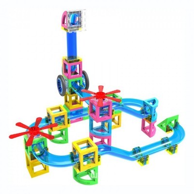 Set Construção Magnético Magfun Building Tunel-411276 amy + 3 anos