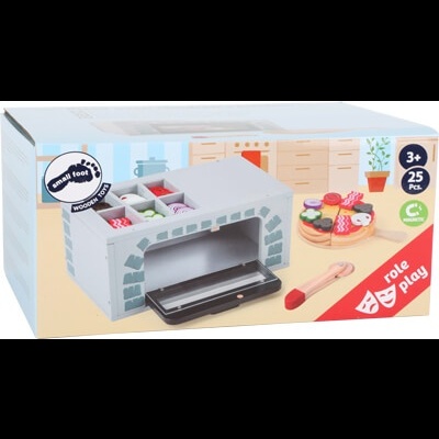 Forno de Cozinha Pizzas Madeira 11204 +3 anos Small Foot