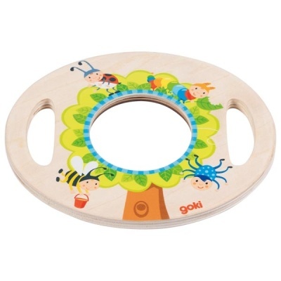 Lupa com Pegas  XL 18x15x1cm Madeira 62880