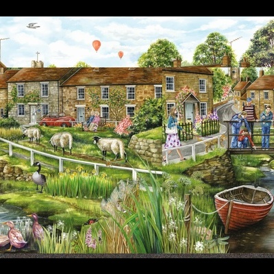 Puzzle Falcom 2x1000 Village Life 11216