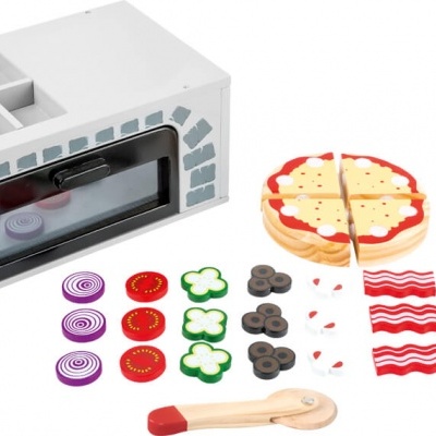 Forno de Cozinha Pizzas Madeira 11204 +3 anos Small Foot