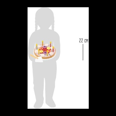 Bolo Aniversário c/ Velas 11509 +3 anos mall Foot