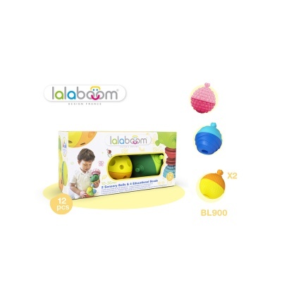 Bolas Sensoriais + Pérolas Educativas BL900 + 10 meses Lalaboom