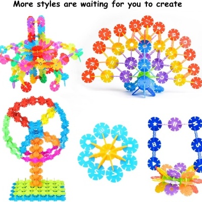 Blocos de Cosntrução Floco de Neve 400 Peças  2301