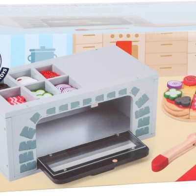 Forno de Cozinha Pizzas Madeira 11204 +3 anos Small Foot