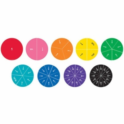 Frações Numeradas Circulos Mgnéticos Ler1616