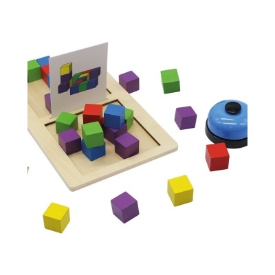 Jogo Raciocínio Batalha Blocos Construção MG20210408 +4 anos Andreu Toys