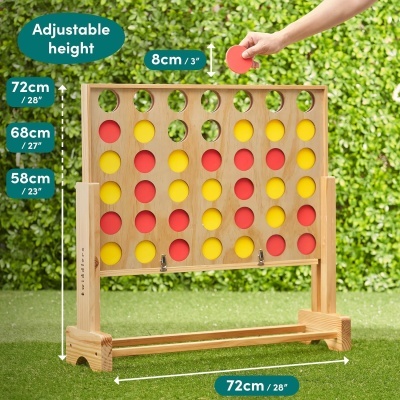 Jogo 4 em Linha Gigante Madeira 19057