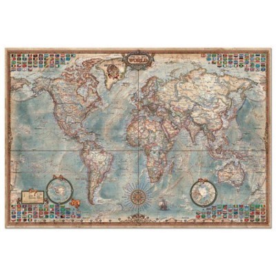 Puzzle Educa 4000 Mapa Mundo Politico 14827