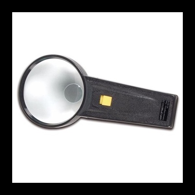 Lupa de Mão Aumento x3 e x10 Imluminada Hobby VTMG3N