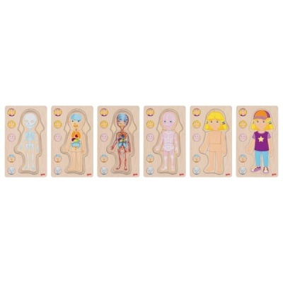 Puzzle Madeira de Camadas Menina 29pcs 57362