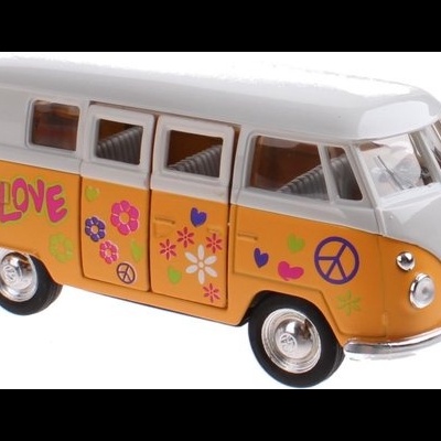 Carro Volksvagen T1 Bus 1963 Metal Escala 1:34 12171 +3 anos Gk