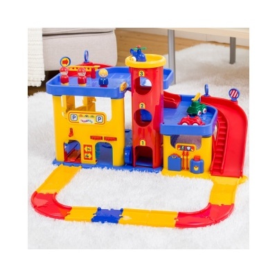 Garagem Multifunções Viking City c/3 Veivulos 5502 +12 meses VikingToys