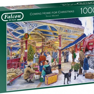 Puzzle Falcon 1000 Coming Home for Christmas 11266 +10 anos