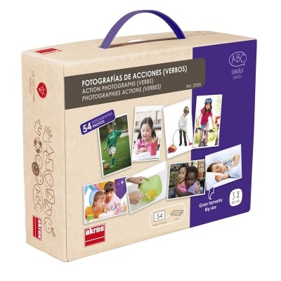 Jogo Linguagem Fotografias de acoes Verbos 20506 +3 anos Akros
