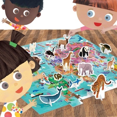 Puzzle à Descoberta do Mundo HU28146PT