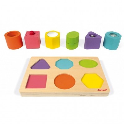 Puzzle C/6 Figuras Sensoriais J05332 jnd +12 meses