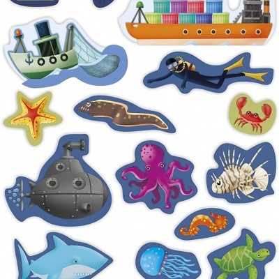 Cenário Magnético Misterios do Oceano 31973 + 3 anos Miniland