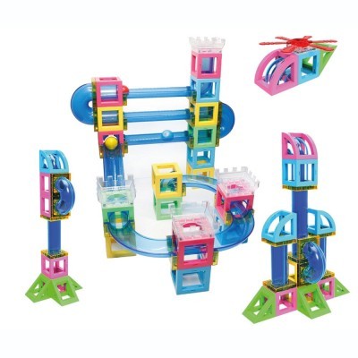 Set Construção Magnético Magfun Building Tunel-411276 amy + 3 anos