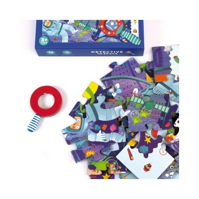 Puzzle Detective no Espaço 42pcs MD3007 +3 anos  Mideer