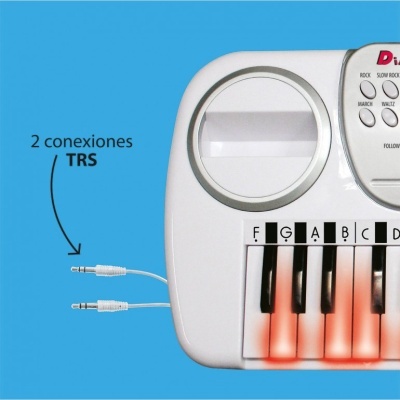 Teclado Eletronico Disco c/banco 916D00041+3 anos