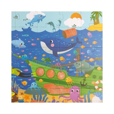 Puzzle Segredos do Oceano 35pcs MD3011 +3 anos Mideer Puzzle Game