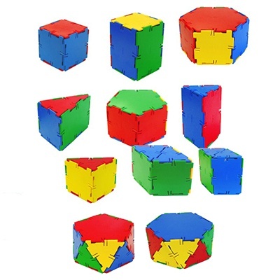 Set Conexion 84 Poliedros e Peças Geométricas 32123 +5 anos Miniland