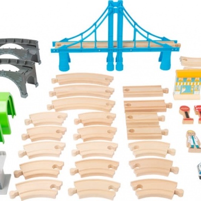 Pista Comboios Bridge Bulding +3 anos 11492 Small Foot