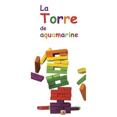 Jogo Jenga a Torre das Cores XL CPES03C  +7 anos Aquamarine Games