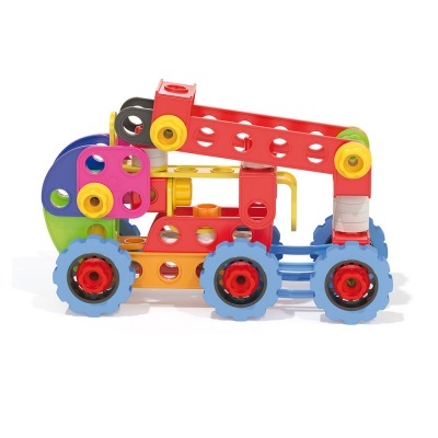 Jogo Tecno Jumbo Caixa de Ferramentas 90pcs +3 anos QCT06150 Quercetti