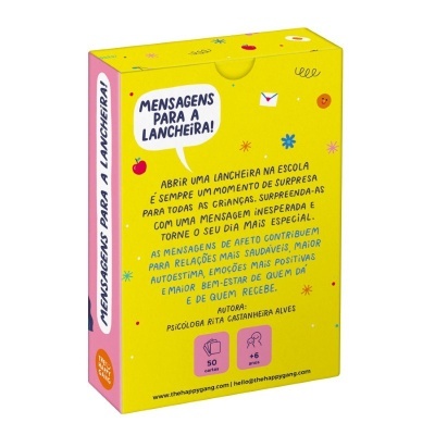 Cartas de Mensagens para a Lancheira THG51