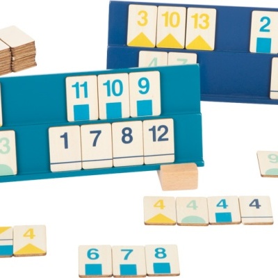 Jogo Madeira Rummy Puzzle de Numeros 11716 +7 anos Small Foot