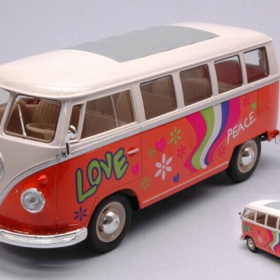 Carro Volksvagen T1 Bus 1963 Metal Escala 1:34 12171 +3 anos Gk