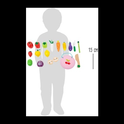 Set de Frutas e Vegetais Cortáveis  11244 +3 anos Small Foot