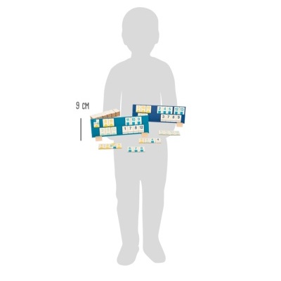 Jogo Madeira Rummy Puzzle de Numeros 11716 +7 anos Small Foot