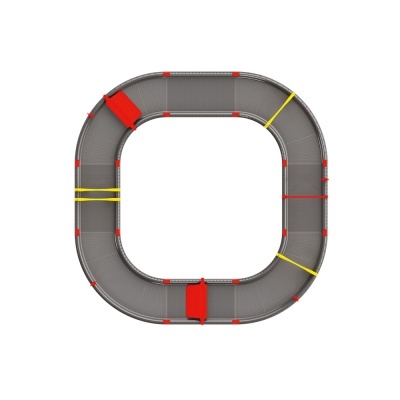 Pista Berlindes 44 pcs 2.7mt QCT06303 +3 anos Quercetti
