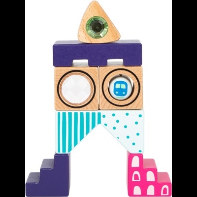 Blocos de Construção Madeira Mundo da Fantasia 11748 +12 meses Small Foot