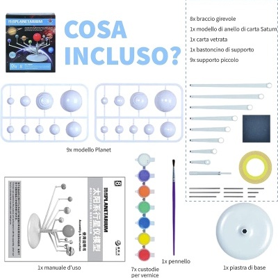 Kit Sistema Solar 3D Planetarium +6 anos
