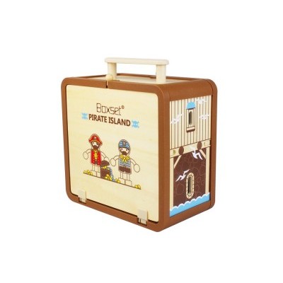 Caixa Compacta Madeira Boxet Pirate Island ZN15306 hp/at +3 anos