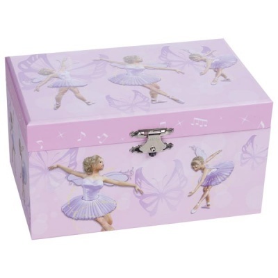 Caixa de Musica Lago dos Cisnes Bailarina 18x11.4x9.8cm 15562 +3 anos Goki