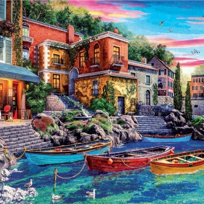 Puzzle Educa 3000 Por do Sol em Como 19052