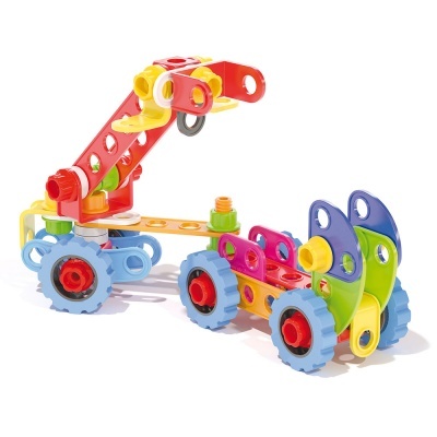 Jogo Tecno Jumbo Caixa de Ferramentas 90pcs +3 anos QCT06150 Quercetti