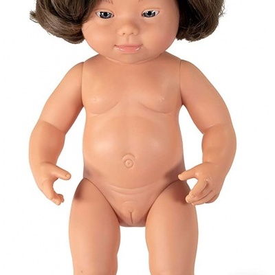 Boneca Europeu Sindrome de Down 38cm 31088 +10 meses Miniland
