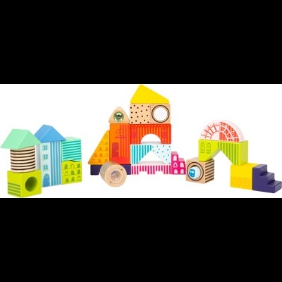 Blocos de Construção Madeira Mundo da Fantasia 11748 +12 meses Small Foot