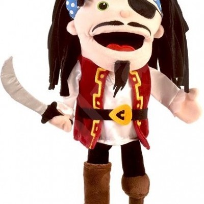 Fantoche de Mao Pirata Novo FCT2939 Fiesta +12 meses