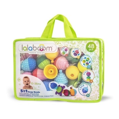 Bolsa de Perolas Educativas c/Acessórios BL460 +10 meses Lalaboom